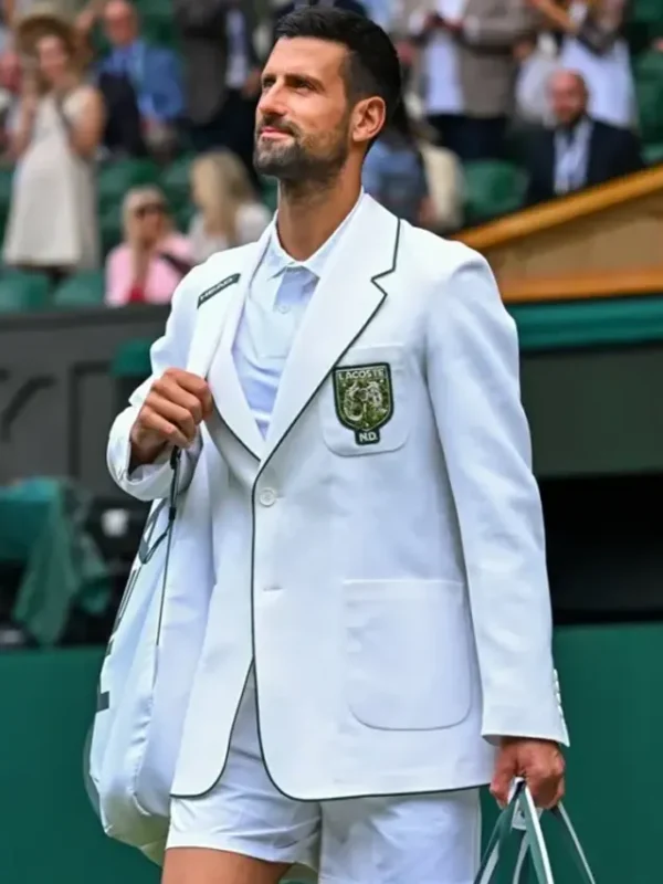 Wimbledon Novak Djokovic White Blazer