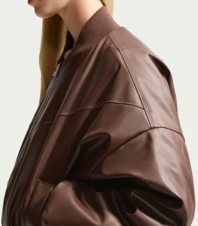 Nike Therma-FIT Leather Bomber Jacket