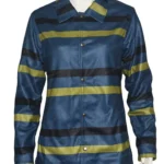 Womens Turquoise Flannel Blue Jacket
