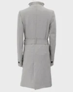 Women’s Wool Robe Grey Long Coat