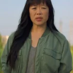 Wong And Winchester 2023 Marissa Wong Green Bomber Jacket