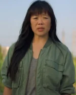 Wong And Winchester 2023 Marissa Wong Green Bomber Jacket