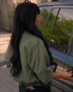 Wong And Winchester 2023 Marissa Wong Green Bomber Jacket