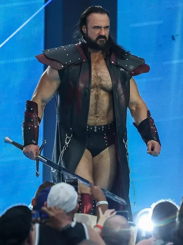 WrestleMania 42 Drew McIntyre Leather Coat