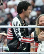 WrestleMania 42 Joe Jonas USA Leather Jacket