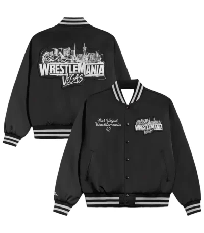 WrestleMania 42 Vegas Satin Jacket
