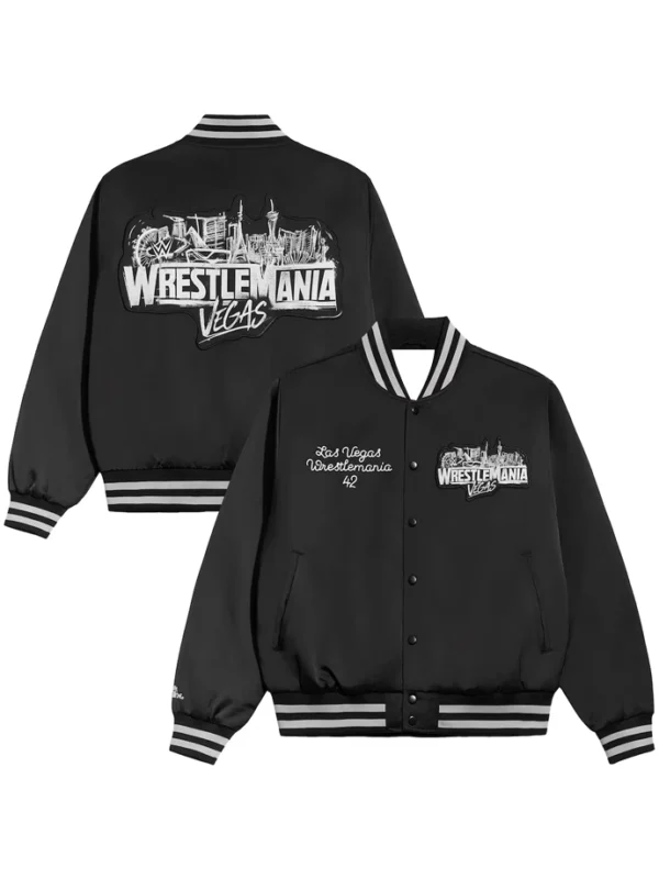 WrestleMania 42 Vegas Satin Jacket