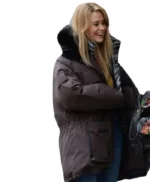Xandra The Goldfinch Sarah Paulson Brown Coat