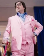 Zach Galifianakis The Beanie Bubble 2023 Pink Suit
