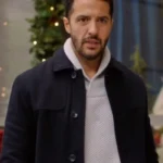 Zach Smadu Mom’s Christmas Boyfriend 2023 Blue Peacoat