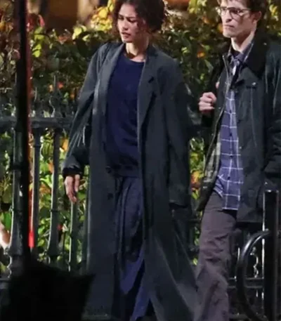 Zendaya The Drama Grey Long Coat