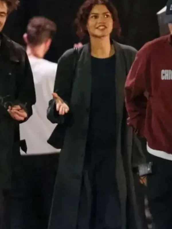 Zendaya The Drama Grey Long Coat