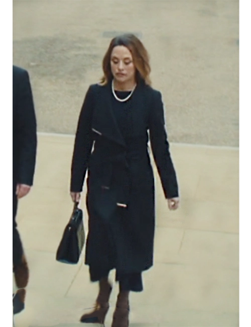 Zoë Tapper I Jack Wright S01 Black Wrap Coat Zoë Tapper I Jack Wright S01 Black Wrap Coat