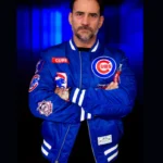 CM Punk Chicago Cubs Blue Jacket