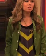 iCarly Season 5 Jennette Mccurdy Satin Green Jacket