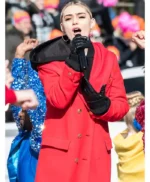 100th Thanksgiving Day Meg Donnelly Red Coat