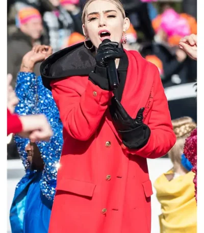 100th Thanksgiving Day Meg Donnelly Red Coat