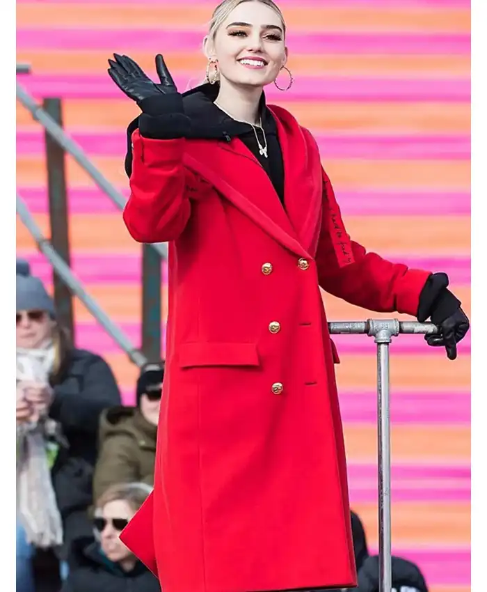 100th Thanksgiving Day Meg Donnelly Red Coat 100th Thanksgiving Day Meg Donnelly Red Coat
