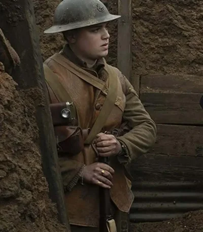 1917 Brown Leather Vest