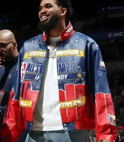 All Star Karl-Anthony Towns Leather Jacket
