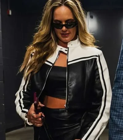 2026 All Star Game Jenna Bandy Leather Jacket