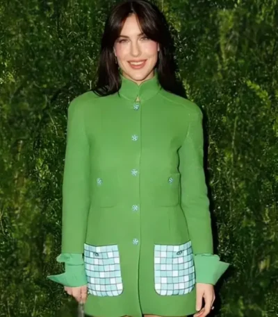 2026 Bafta Awards Scout LaRue Willis Green Wool Jacket