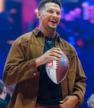 2026 Celebrity Weekend Patrick Mahomes Brown Jacket