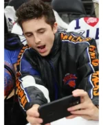 2026 Cavaliers and Knicks Timothee Chalamet Knicks Jacket