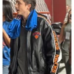 2026 Cavaliers and Knicks Timothee Chalamet Knicks Jacket