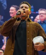 2026 Celebrity Weekend Patrick Mahomes Brown Jacket