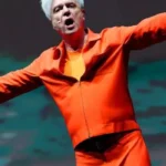 2026 Coachella David-Byrne Orange Jacket