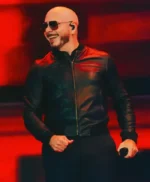 2026 Concert Pitbull Poland Black Jacket