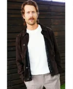 2026 Deadline Contenders Glen Powell Suede Jacket