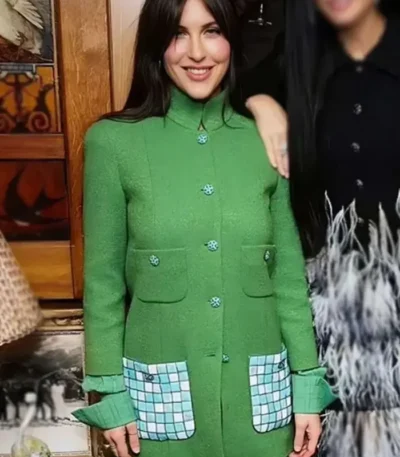 2026 Bafta Awards Scout LaRue Willis Green Wool Jacket