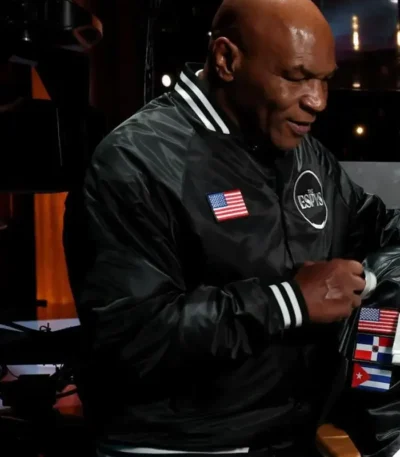 2026 ESPY Awards Mike Tyson Black Satin Jacket