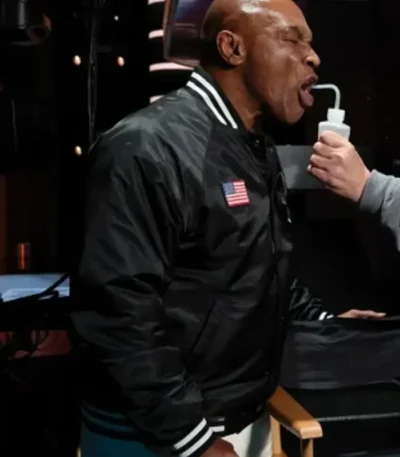 2026 ESPY Awards Mike Tyson Black Satin Jacket