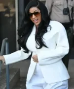 2026 Los Angeles Cardi B White Jacket