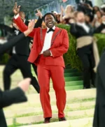 2026 Met Gala Joshua Henry Red Suit