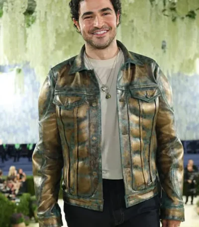 2026 Met Gala Zac Posen Leather Jacket