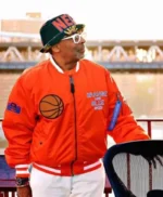 2026 Basketball Finals Spike Lee Orange Knicks Jacket