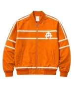 Basketball Finals Timothee Chalamet Orange Jacket