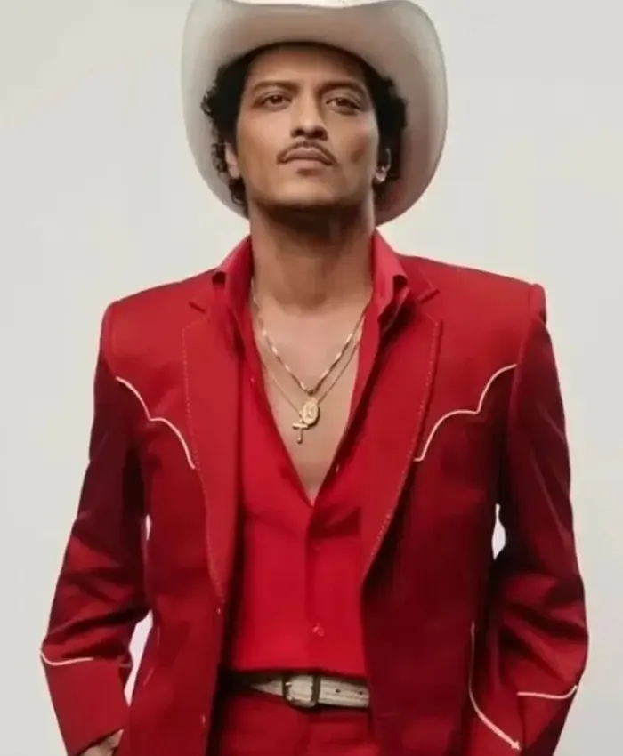 Bruno Mars Red Western Suit Bruno Mars Red Western Suit