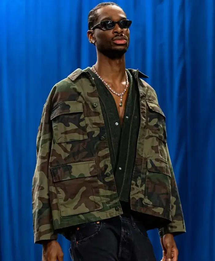 2026 Shai Gilgeous-Alexander Camo Jacket 2026 Shai Gilgeous-Alexander Camo Jacket
