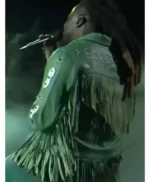CMA Awards Shaboozey Green Fringe Jacket