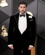68th GRAMMY Awards Bad Bunny Black Velvet Suit