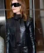 Cannes Film Festival 2026 Isabelle Huppert Leather Jacket
