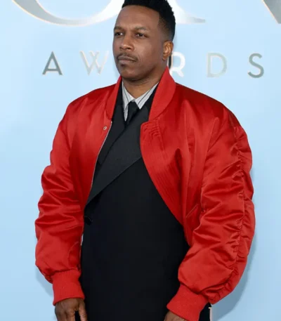79th Awards Leslie Odom Jr. Red Jacket