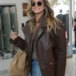 79th Cannes Festival Heidi Klum Leather Jacket