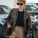 79th Cannes Mélanie Thierry Leather Jacket