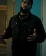 A Lot of Nothing 2023 Y’lan Noel Black Cotton Jacket